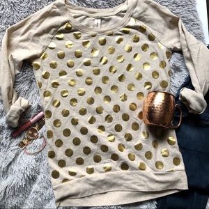 Polka Dot Sweatshirt